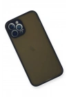 Mey İthalat®  iPhone 12 Pro Kılıf Montreal Silikon Kapak - Lacivert