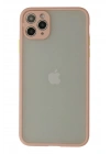 Mey İthalat®  iPhone 12 Pro Kılıf Montreal Silikon Kapak - Pembe