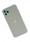 Mey İthalat®  iPhone 12 Pro Kılıf Montreal Silikon Kapak - Turkuaz