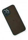 Mey İthalat®  iPhone 12 Pro Kılıf Montreal Silikon Kapak - Yeşil