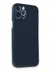 Mey İthalat®  iPhone 12 Pro Kılıf PP Ultra İnce Kapak - Mavi