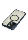 Mey İthalat®  iPhone 12 Pro Kılıf Prag Magneticsafe Kapak - Lacivert