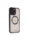 Mey İthalat®  iPhone 12 Pro Kılıf Prag Magneticsafe Kapak - Siyah