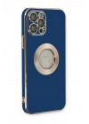 Mey İthalat®  iPhone 12 Pro Kılıf Store Silikon - Mavi