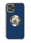 Mey İthalat®  iPhone 12 Pro Kılıf Store Silikon - Mavi