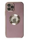 Mey İthalat®  iPhone 12 Pro Kılıf Store Silikon - Mor