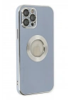 Mey İthalat®  iPhone 12 Pro Kılıf Store Silikon - Sierra Blue