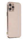 Mey İthalat®  iPhone 12 Pro Kılıf Volet Silikon - Pembe