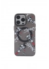 Mey İthalat®  iPhone 12 Pro Max Kılıf Apollo Magneticsafe Desenli Kapak - Apollo Siyah - 3