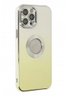 Mey İthalat®  iPhone 12 Pro Max Kılıf Best Silikon - Sarı