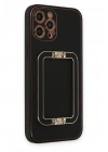 Mey İthalat®  iPhone 12 Pro Max Kılıf Coco Elit Kapak - Siyah
