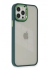 Mey İthalat®  iPhone 12 Pro Max Kılıf Dora Kapak - Haki Yeşil