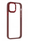 Mey İthalat®  iPhone 12 Pro Max Kılıf Dora Kapak - Kırmızı