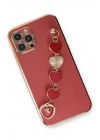 Mey İthalat®  iPhone 12 Pro Max Kılıf Esila Silikon - Kırmızı