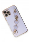 Mey İthalat®  iPhone 12 Pro Max Kılıf Esila Silikon - Lila