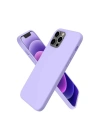 Mey İthalat®  iPhone 12 Pro Max Kılıf First Silikon - Lila