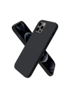 Mey İthalat®  iPhone 12 Pro Max Kılıf First Silikon - Siyah