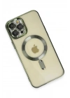Mey İthalat®  iPhone 12 Pro Max Kılıf Kross Magneticsafe Kapak - Koyu Yeşil