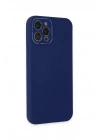 Mey İthalat®  iPhone 12 Pro Max Kılıf Lansman Glass Kapak - Sky Blue