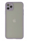 Mey İthalat®  iPhone 12 Pro Max Kılıf Montreal Silikon Kapak - Mor
