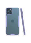Mey İthalat®  iPhone 12 Pro Max Kılıf Platin Silikon - Lila
