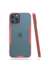 Mey İthalat®  iPhone 12 Pro Max Kılıf Platin Silikon - Pembe