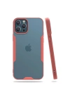 Mey İthalat®  iPhone 12 Pro Max Kılıf Platin Silikon - Pembe