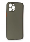 Mey İthalat®  iPhone 12 Pro Max Kılıf PP Ultra İnce Kapak - Gri