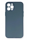 Mey İthalat®  iPhone 12 Pro Max Kılıf PP Ultra İnce Kapak - Mavi