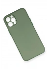 Mey İthalat®  iPhone 12 Pro Max Kılıf PP Ultra İnce Kapak - Yeşil