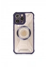 Mey İthalat®  iPhone 12 Pro Max Kılıf Prag Magneticsafe Kapak - Derin Mor