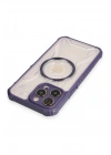 Mey İthalat®  iPhone 12 Pro Max Kılıf Prag Magneticsafe Kapak - Derin Mor