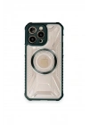 Mey İthalat®  iPhone 12 Pro Max Kılıf Prag Magneticsafe Kapak - Koyu Yeşil