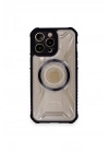 Mey İthalat®  iPhone 12 Pro Max Kılıf Prag Magneticsafe Kapak - Siyah