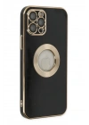Mey İthalat®  iPhone 12 Pro Max Kılıf Store Silikon - Siyah