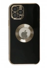Mey İthalat®  iPhone 12 Pro Max Kılıf Store Silikon - Siyah