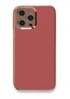 Mey İthalat®  iPhone 12 Pro Max Kılıf Volet Silikon - Kırmızı
