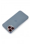 Mey İthalat®  iPhone 12 Pro Max Metal Kamera Lens Koruma Cam - Kırmızı