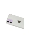 Mey İthalat®  iPhone 12 Rainbow Kamera Lens Koruma Cam - Mor