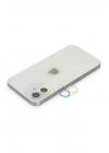 Mey İthalat®  iPhone 12 Renkli Kamera Lens Koruma Cam - Sarı-Mavi