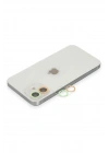 Mey İthalat®  iPhone 12 Renkli Kamera Lens Koruma Cam - Turuncu-Yeşil
