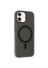 Mey İthalat®   iPhone 12 Tuna PC Slim Magsafe Kapak - Siyah