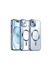Mey İthalat®  iPhone 13 Kılıf Kross Magneticsafe Kapak - Sierra Blue