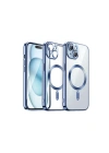 Mey İthalat®  iPhone 13 Kılıf Kross Magneticsafe Kapak - Sierra Blue