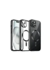 Mey İthalat®  iPhone 13 Kılıf Kross Magneticsafe Kapak - Siyah
