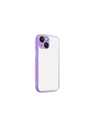 Mey İthalat®  iPhone 13 Kılıf Montreal Silikon Kapak - Mor