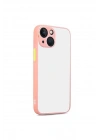 Mey İthalat®  iPhone 13 Kılıf Montreal Silikon Kapak - Pembe