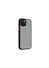Mey İthalat®  iPhone 13 Kılıf Montreal Silikon Kapak - Siyah