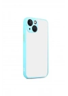 Mey İthalat®  iPhone 13 Kılıf Montreal Silikon Kapak - Turkuaz