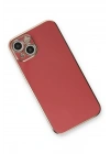 Mey İthalat®  iPhone 13 Kılıf Volet Silikon - Kırmızı